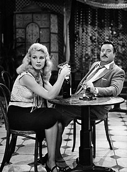 With Betsy Palmer in "The Time of Your Life" on Playhouse 90 (1958)
