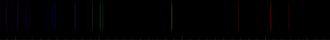 Color lines in a spectral range