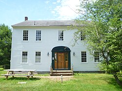 Nathaniel Hawthorne's childhood home in Raymond, Maine, built in 1804[10]