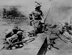 The film's portrayal of the Siege of Petersburg, led by Ben Cameron