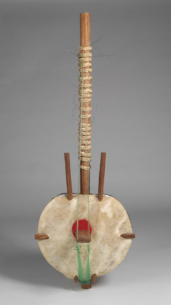 The kora is played by traditional storytellers of the Gambia River valley. These storytellers, called griots, recite stories and histories.