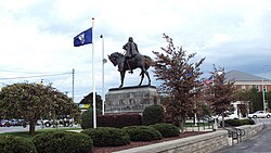 Monroe, Michigan, Custer's childhood home, unveiled the George Armstrong Custer Equestrian Monument in 1910