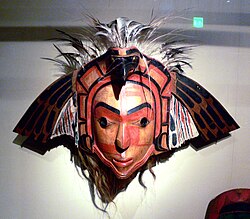 Nootka eagle mask with moveable wings, Ethnological Museum, Berlin, Germany