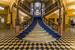The stairs of Hotel Knaust is a famous symbol of Stenstan