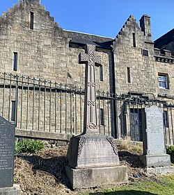 The Wordie Memorial where James' ashes were scattered.