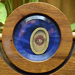 First class relic of Anthony displayed at the National Shrine of St. Anthony of Padua and Friary (Cincinnati, Ohio)