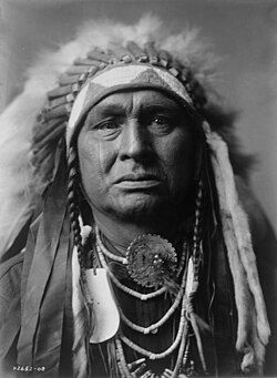 Crow scout White Man Runs Him, step-grandfather of Joe Medicine Crow