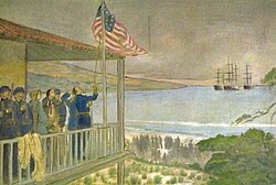 John Sloat captures Monterey on July 7, 1846.