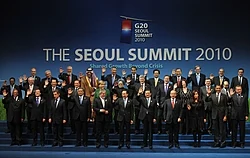 South Korea became the first non-G7 chair of the G-20 when it hosted the 2010 Seoul summit.[122]