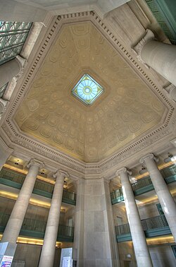 Lobby 7 at 77 Massachusetts Avenue is regarded as the main entrance to campus.