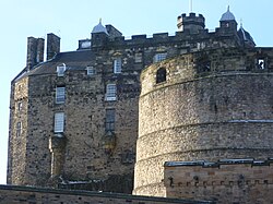 Half Moon Battery and Palace Block seen from the Esplanade
