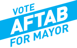 Pureval's mayoral campaign logo