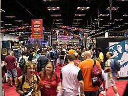 The Gen Con Indy 2003 exhibit hall