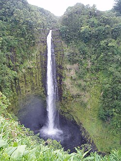 ʻAkaka Falls on Kolekole Stream