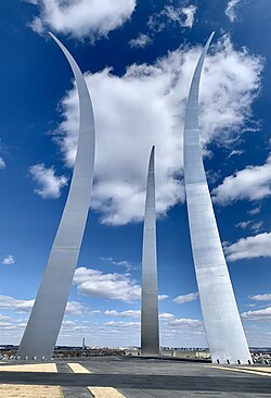 The Air Force Association led the development of the Air Force Memorial.