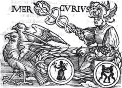 Mercury, from Liber astronomiae, 1550