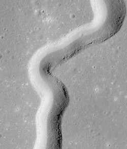 Detail of part of Hadley Rille