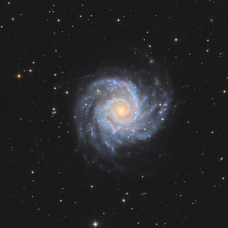 This is M74 - the Phantom Galaxy in the constellation Pisces.