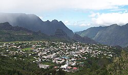 Cilaos town, high in the Cirque (2003)