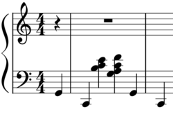 Evans built "Peace Piece" on a simple one-bar ostinato left-hand figure in C major. Over this static harmonic frame, he freely improvised melodies.