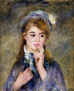 The Ingenue, by Pierre-Auguste Renoir (1877)