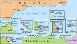 Current Spanish possessions in and near North Africa