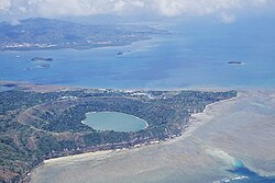 Dziani lake is the result of an ancient volcano that went extinct approximately 500,000 years ago.