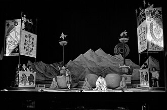 Prokofiev's opera The Love for Three Oranges at the Théâtre du Capitole, 1971