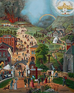The Broad and the Narrow Way, a popular 1866 German Pietist portrait