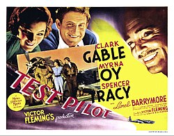 Lobby card for Test Pilot (1938)