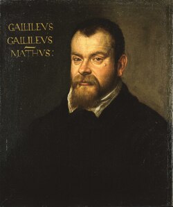 Galileo Galilei, portrait by Francesco Porcia
