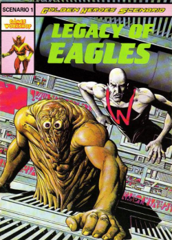 Cover art of Legacy of EAGLES (1984). Art by Bolland.