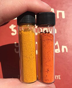 Lead yellow and lead red
