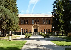 The Old Administration Building at Fresno City College, listed on the National Register of Historic Places[89]
