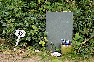 Adams's gravestone in Highgate Cemetery, North London, 2016