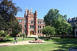 Haydn Hall on the Flora Stone Mather Quadrangle, built in 1901
