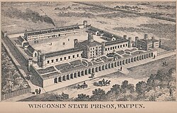 Waupun State Prison in 1895