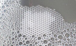 Many bubbles make foam