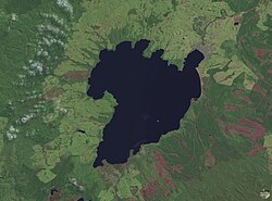 NASA satellite photo of Lake Taupō