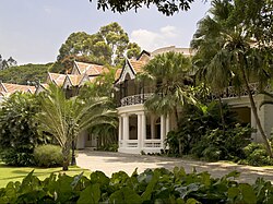 A modern Indian bungalow in an affluent area near Bangalore, Karnataka, India