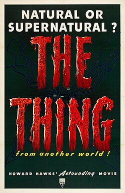 The Thing from Another World poster