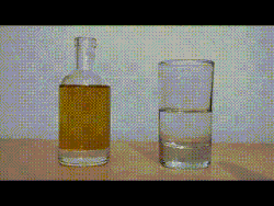 Making an heterogeneous mixture of water and oil