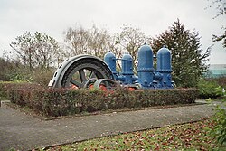 A large, electrically driven pump for waterworks near the Hengsteysee, Germany