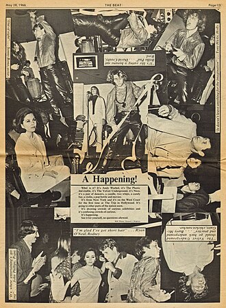 The Velvet Underground featured in the May 28, 1966, issue of KRLA Beat