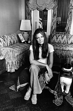 Gloria Steinem in 1977, photographed in her home, years after writing her Playboy expose