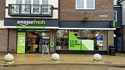 Amazon Fresh store in Sevenoaks, UK