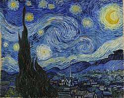 The Starry Night (1889), by Van Gogh
