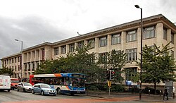 The Students' Union building on Oxford Road