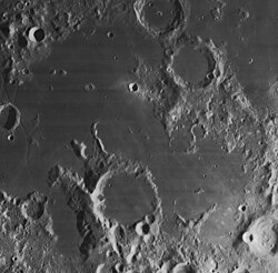 Lunar Orbiter 4 image from 1967