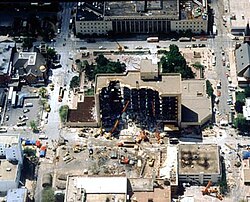 The Murrah Federal Building after the attack